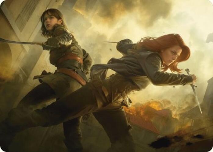 Mary Read and Anne Bonny Art Card [Assassin's Creed Art Series] | Nerdhalla Games