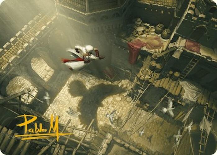 Rooftop Bypass Art Card (Gold-Stamped Signature) [Assassin's Creed Art Series] | Nerdhalla Games