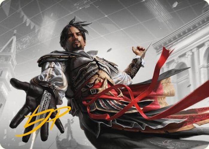 Ezio Auditore da Firenze Art Card (Gold-Stamped Signature) [Assassin's Creed Art Series] | Nerdhalla Games