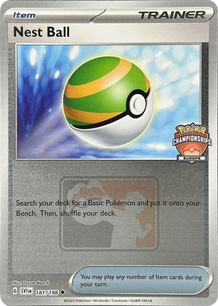 Nest Ball (181/198) (2024 Europe Championships) [League & Championship Cards] | Nerdhalla Games