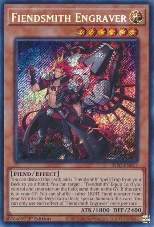 Fiendsmith Engraver [INFO-EN017] Secret Rare | Nerdhalla Games