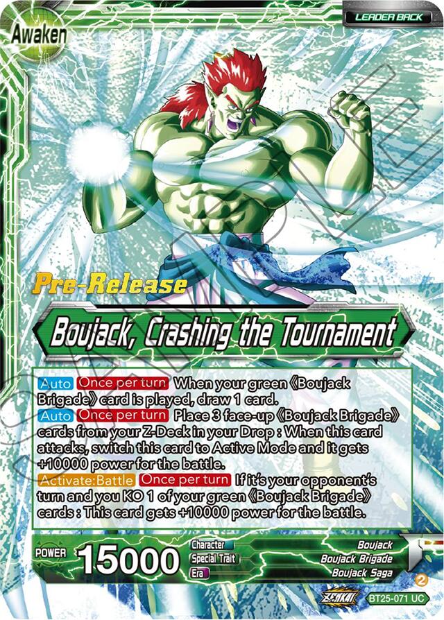 Boujack Brigade // Boujack, Crashing the Tournament (BT25-071) [Legend of the Dragon Balls Prerelease Promos] | Nerdhalla Games