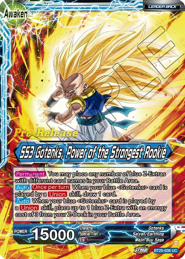 Gotenks // SS3 Gotenks, Power of the Strongest Rookie (BT25-036) [Legend of the Dragon Balls Prerelease Promos] | Nerdhalla Games