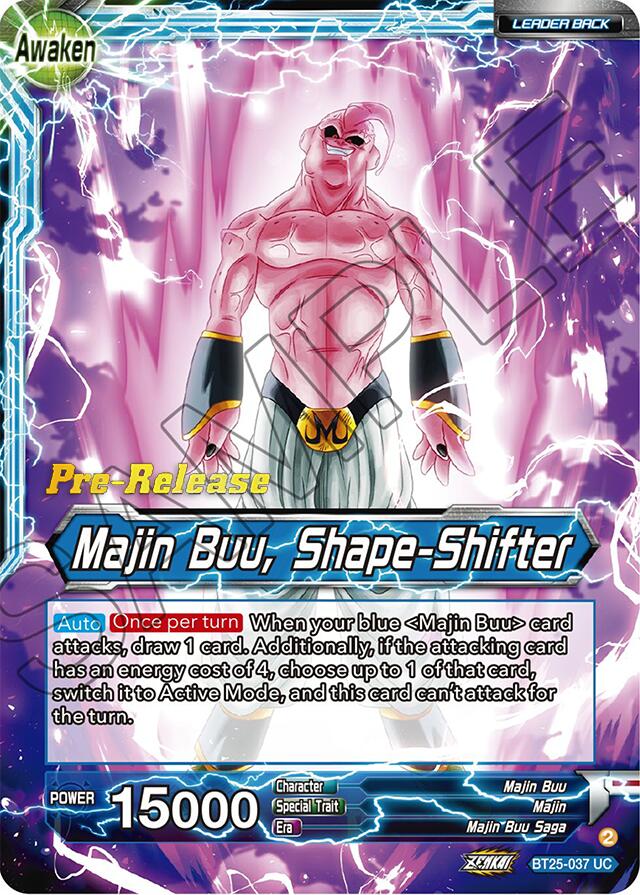 Majin Buu // Majin Buu, Shape-Shifter (BT25-037) [Legend of the Dragon Balls Prerelease Promos] | Nerdhalla Games