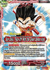 Son Goku // Son Goku Face-Off With the Great Demon King (BT25-001) [Legend of the Dragon Balls Prerelease Promos] | Nerdhalla Games