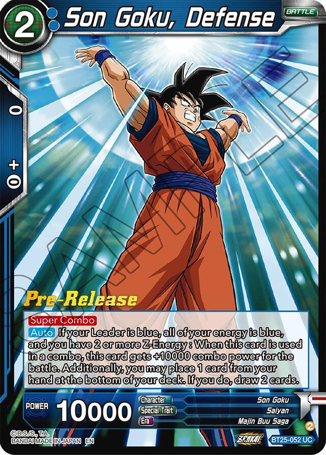 Son Goku, Defense (BT25-052) [Legend of the Dragon Balls Prerelease Promos] | Nerdhalla Games