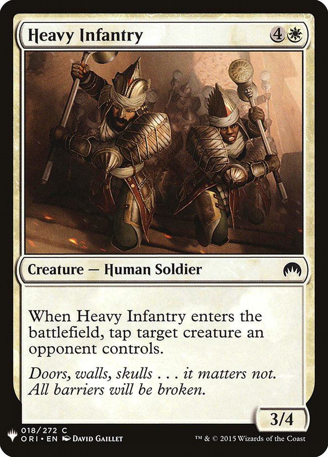 Heavy Infantry [Mystery Booster] | Nerdhalla Games