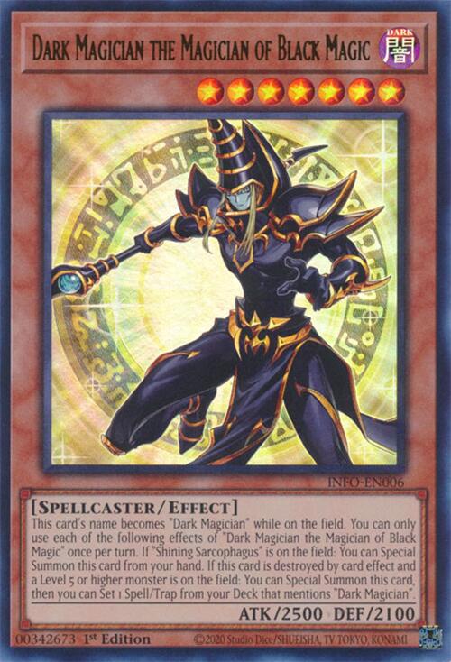 Dark Magician the Magician of Black Magic [INFO-EN006] Ultra Rare | Nerdhalla Games