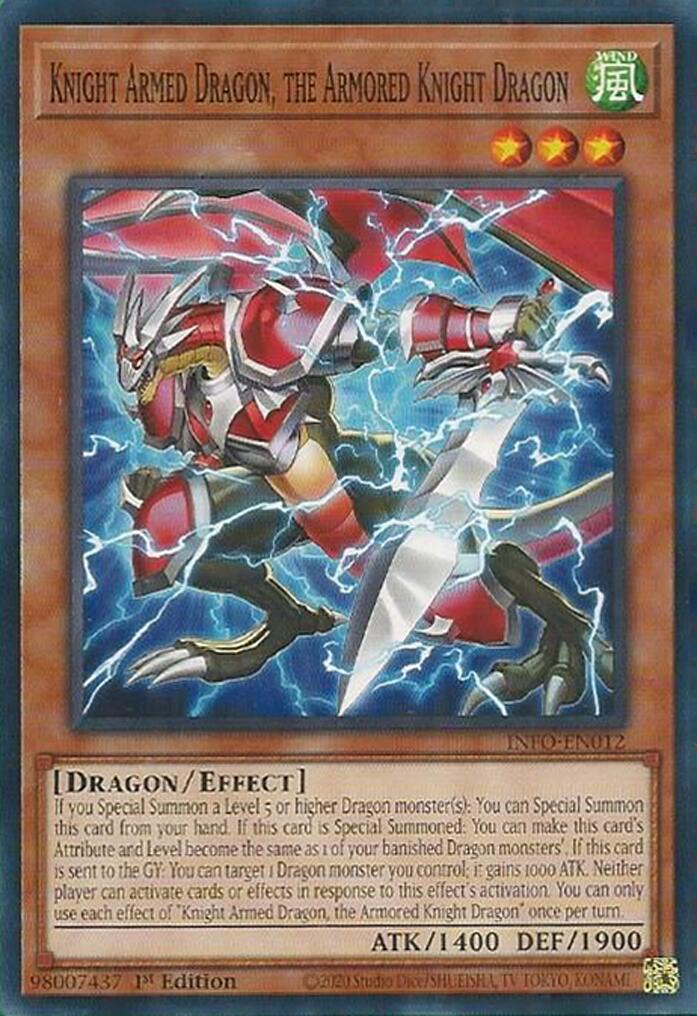 Knight Armed Dragon, the Armored Knight Dragon [INFO-EN012] Common | Nerdhalla Games