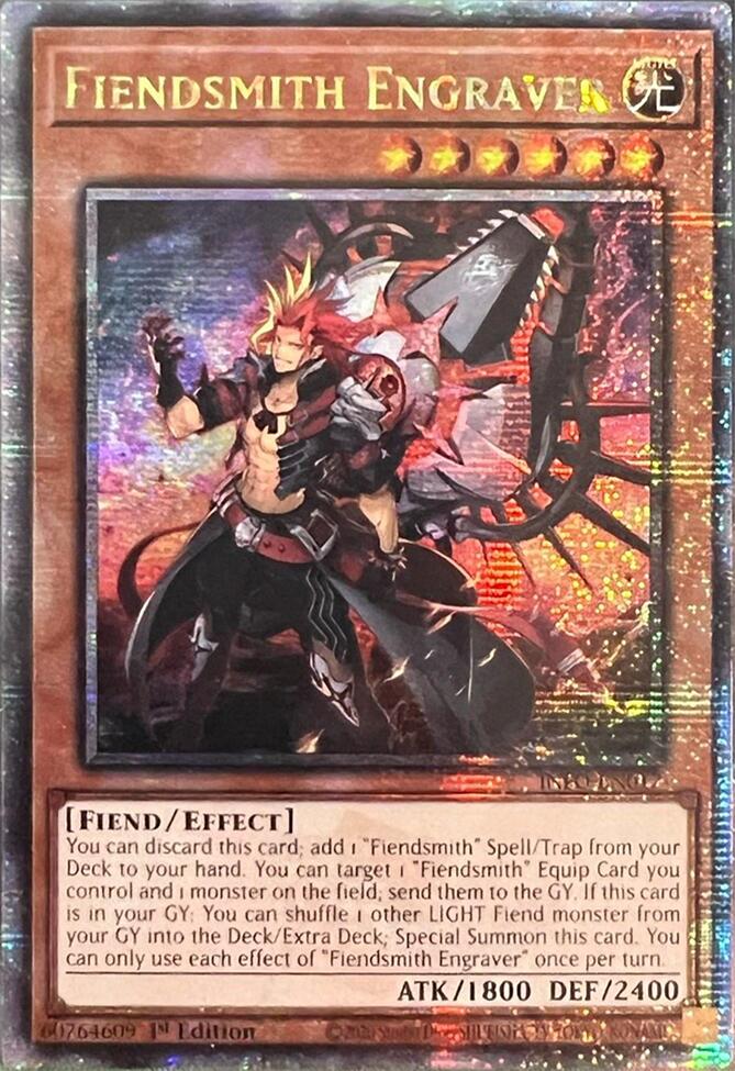 Fiendsmith Engraver (Quarter Century Secret Rare) [INFO-EN017] Quarter Century Secret Rare | Nerdhalla Games