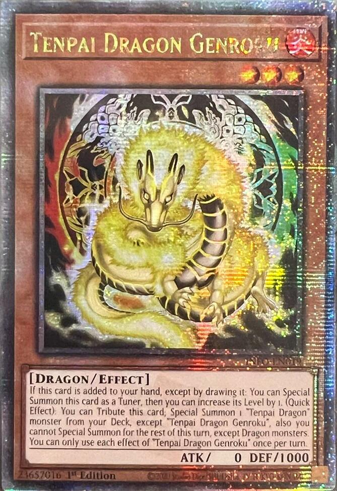 Tenpai Dragon Genroku (Quarter Century Secret Rare) [INFO-EN019] Quarter Century Secret Rare | Nerdhalla Games