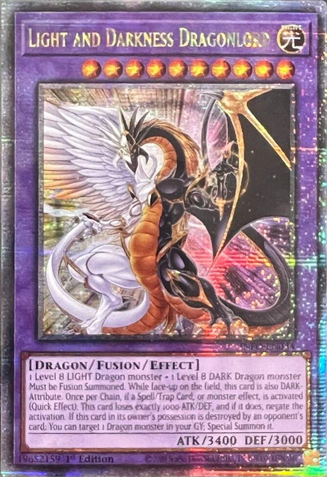 Light and Darkness Dragonlord (Quarter Century Secret Rare) [INFO-EN034] Quarter Century Secret Rare | Nerdhalla Games