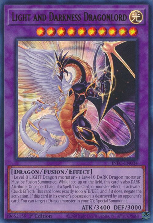 Light and Darkness Dragonlord [INFO-EN034] Ultra Rare | Nerdhalla Games