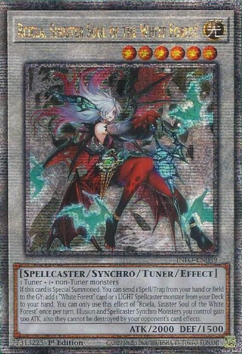 Rciela, Sinister Soul of the White Forest (Quarter Century Secret Rare) [INFO-EN039] Quarter Century Secret Rare | Nerdhalla Games