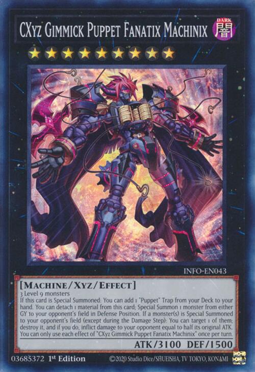 CXyz Gimmick Puppet Fanatix Machinix [INFO-EN043] Super Rare | Nerdhalla Games