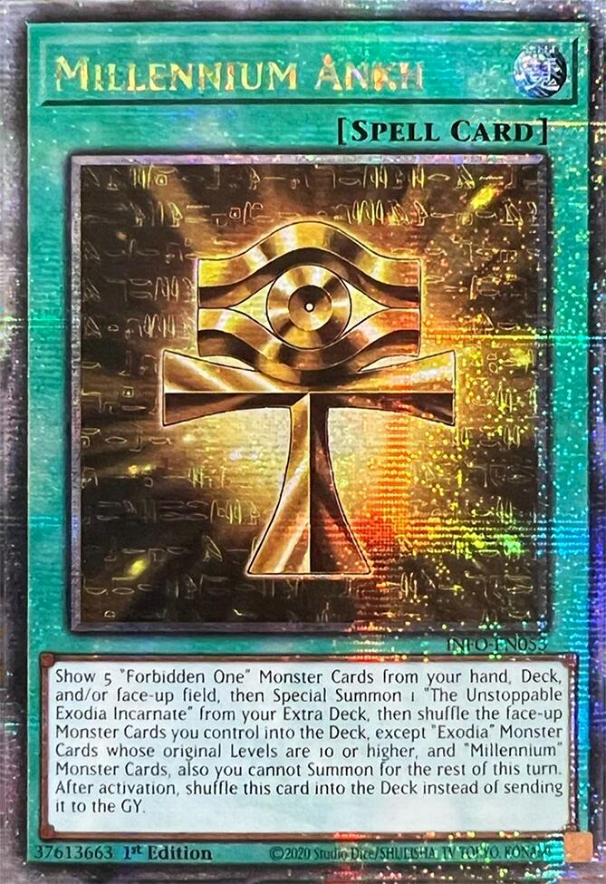 Millennium Ankh (Quarter Century Secret Rare) [INFO-EN053] Quarter Century Secret Rare | Nerdhalla Games