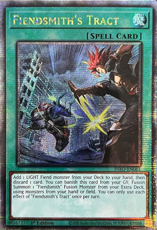 Fiendsmith's Tract (Quarter Century Secret Rare) [INFO-EN061] Quarter Century Secret Rare | Nerdhalla Games