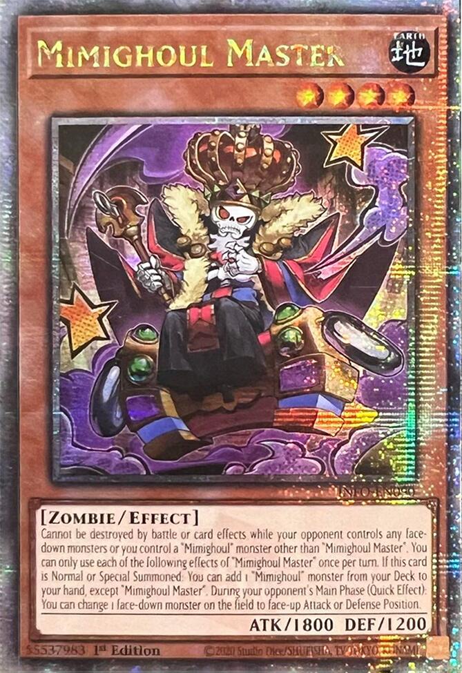 Mimighoul Master (Quarter Century Secret Rare) [INFO-EN090] Quarter Century Secret Rare | Nerdhalla Games