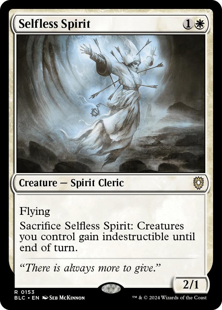 Selfless Spirit [Bloomburrow Commander] | Nerdhalla Games