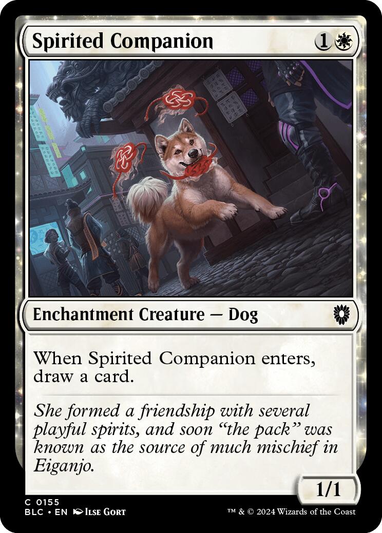 Spirited Companion [Bloomburrow Commander] | Nerdhalla Games