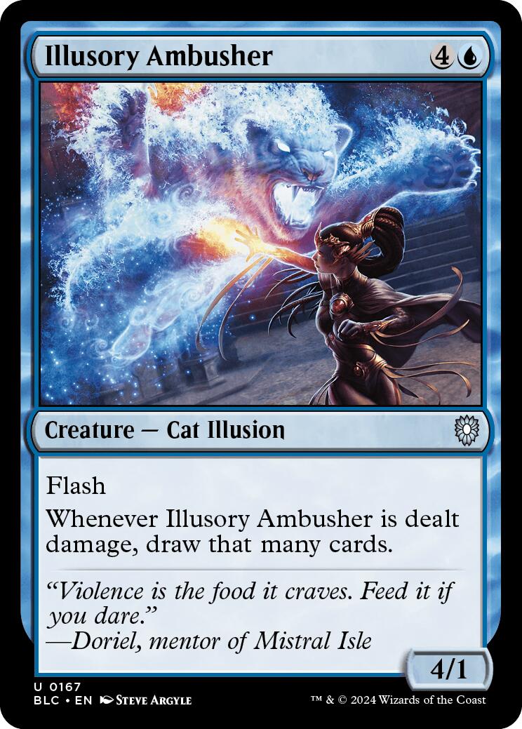 Illusory Ambusher [Bloomburrow Commander] | Nerdhalla Games