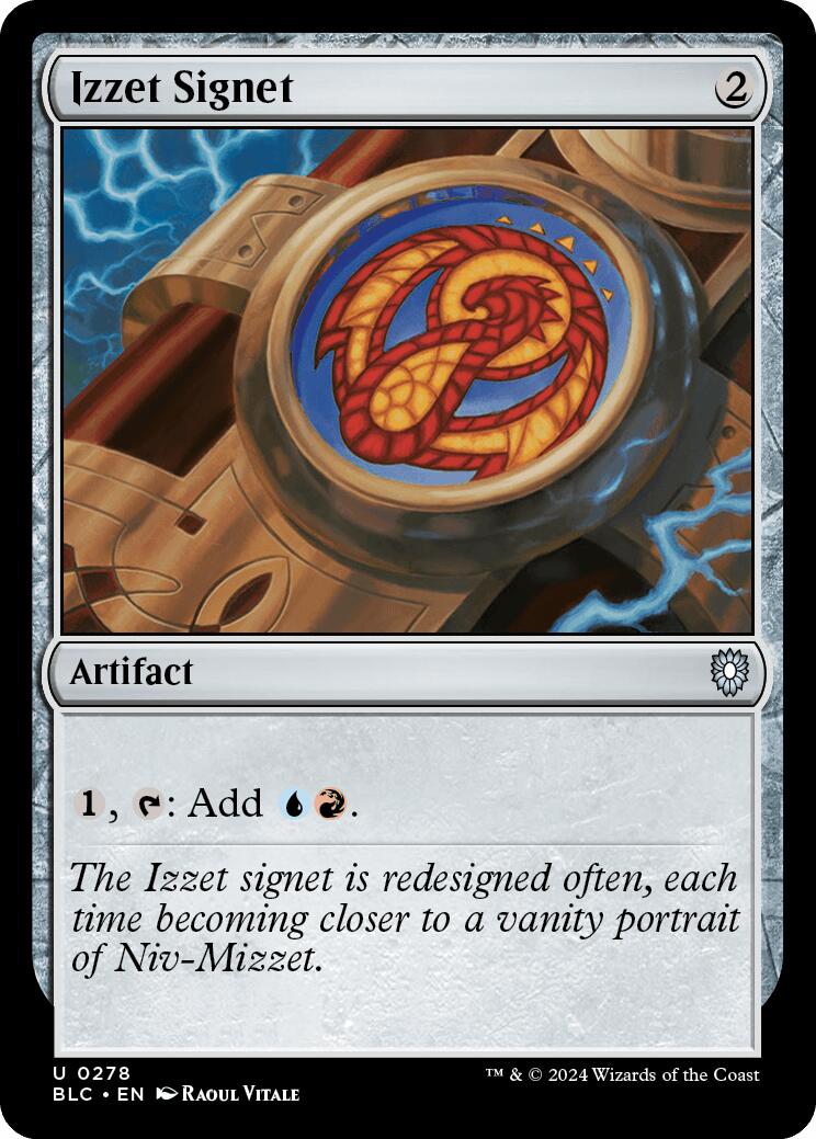 Izzet Signet [Bloomburrow Commander] | Nerdhalla Games