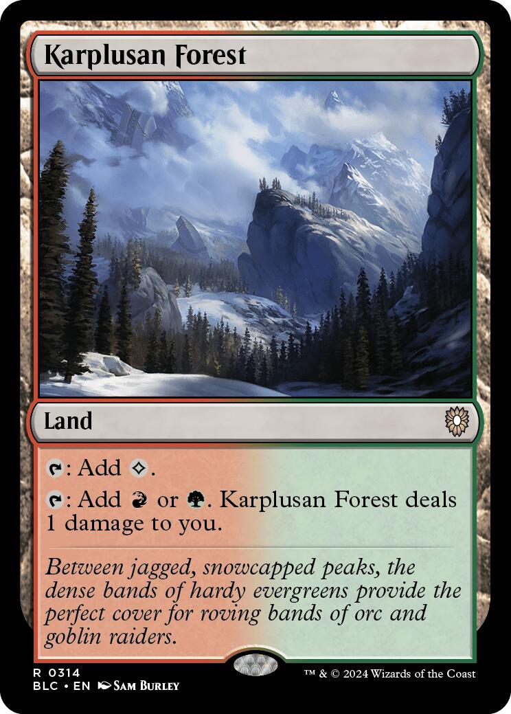 Karplusan Forest [Bloomburrow Commander] | Nerdhalla Games