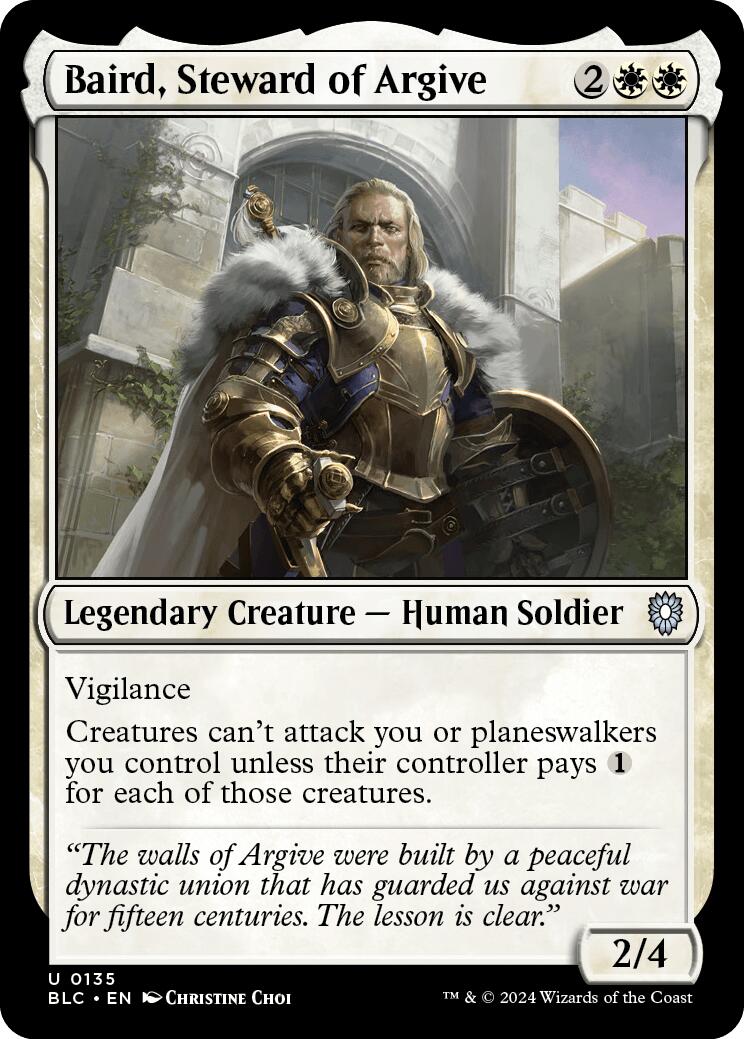 Baird, Steward of Argive [Bloomburrow Commander] | Nerdhalla Games