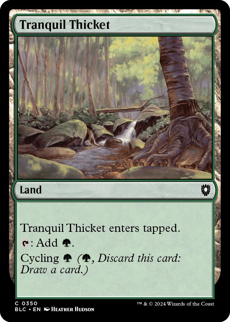 Tranquil Thicket [Bloomburrow Commander] | Nerdhalla Games