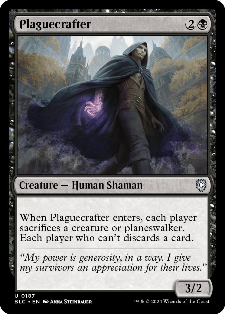 Plaguecrafter [Bloomburrow Commander] | Nerdhalla Games