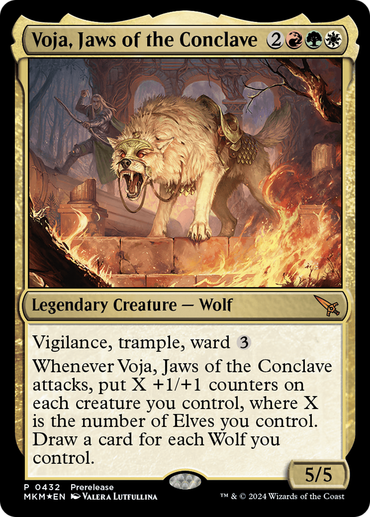 Voja, Jaws of the Conclave [Murders at Karlov Manor Prerelease Promos] | Nerdhalla Games