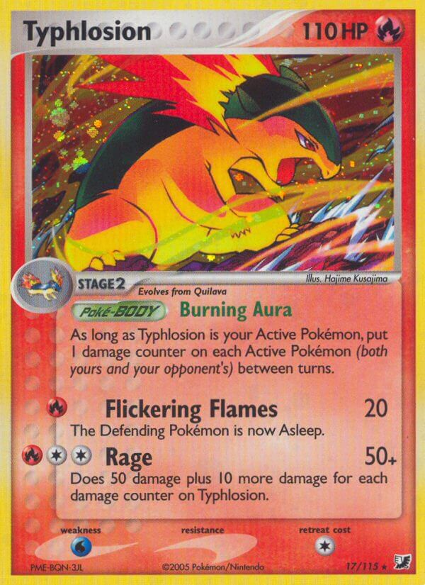 Typhlosion(17/115) (Theme Deck Exclusive) [EX: Unseen Forces] | Nerdhalla Games