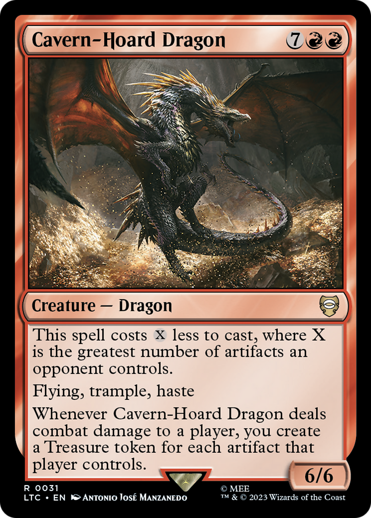 Cavern-Hoard Dragon [The Lord of the Rings: Tales of Middle-Earth Commander] | Nerdhalla Games