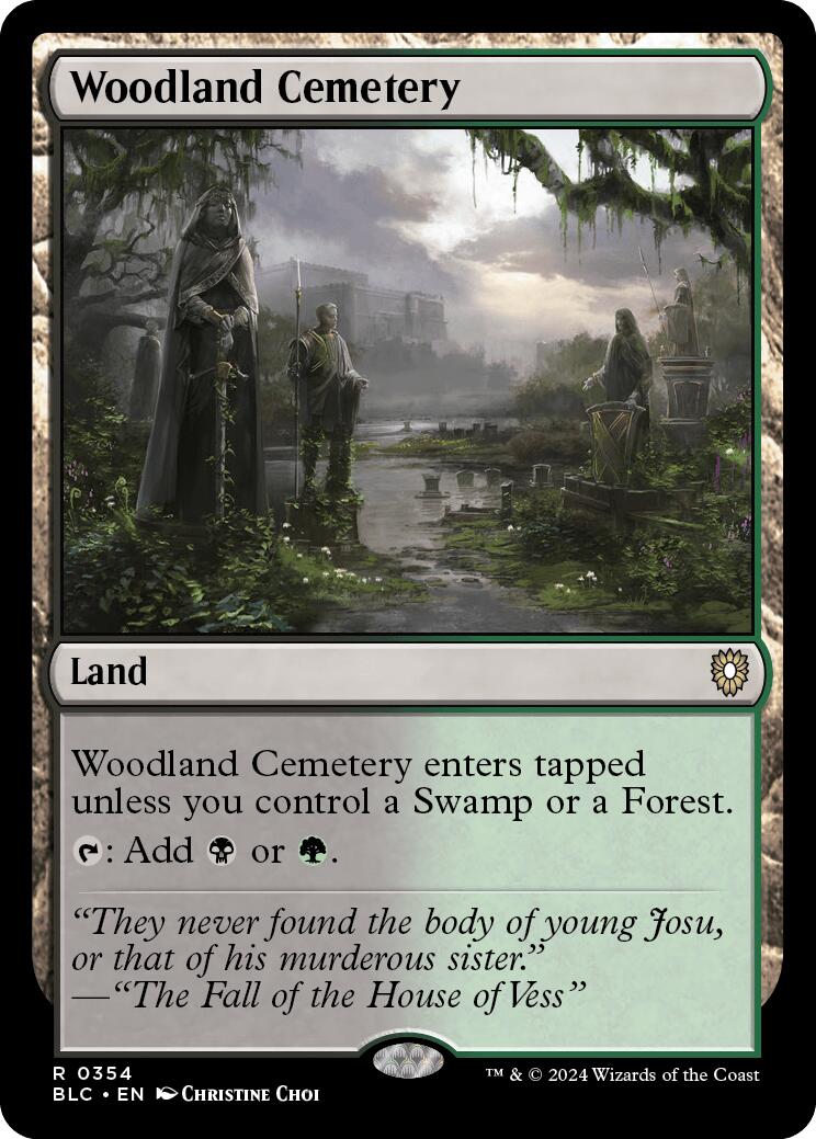 Woodland Cemetery [Bloomburrow Commander] | Nerdhalla Games