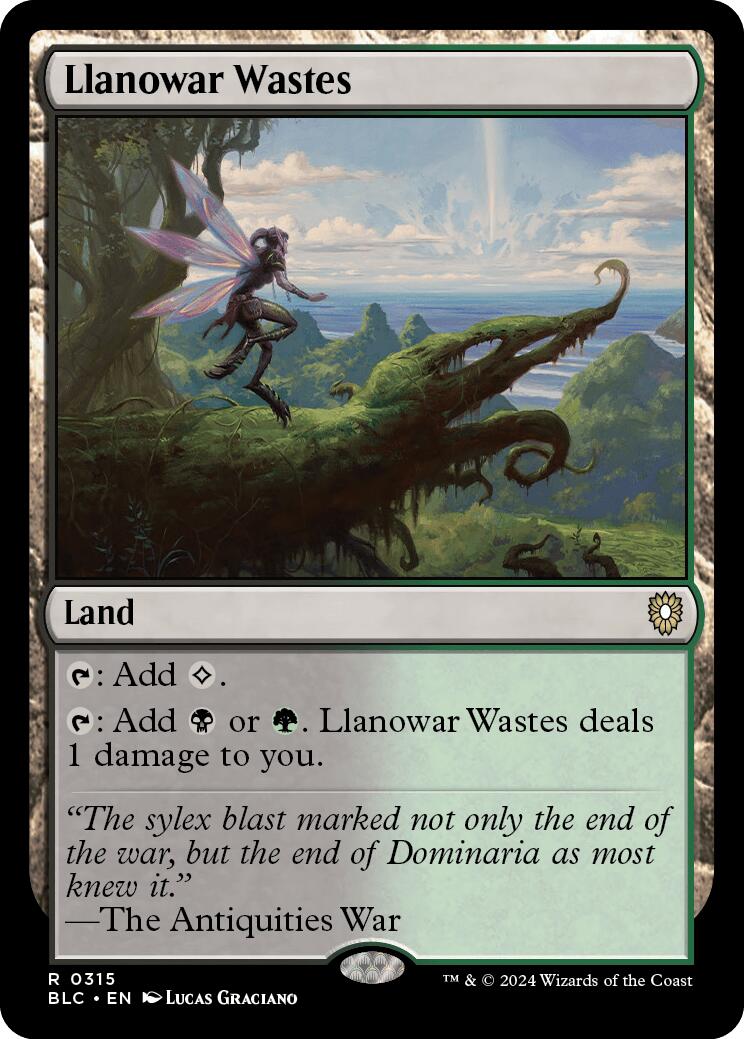 Llanowar Wastes [Bloomburrow Commander] | Nerdhalla Games