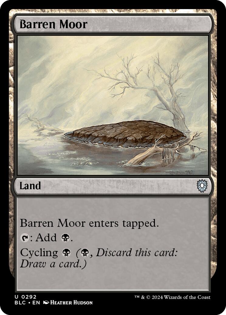 Barren Moor [Bloomburrow Commander] | Nerdhalla Games