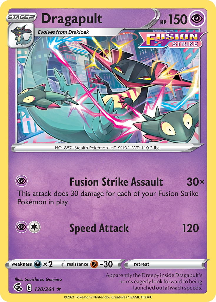 Dragapult (130/264) (Theme Deck Exclusive) [Sword & Shield: Fusion Strike] | Nerdhalla Games