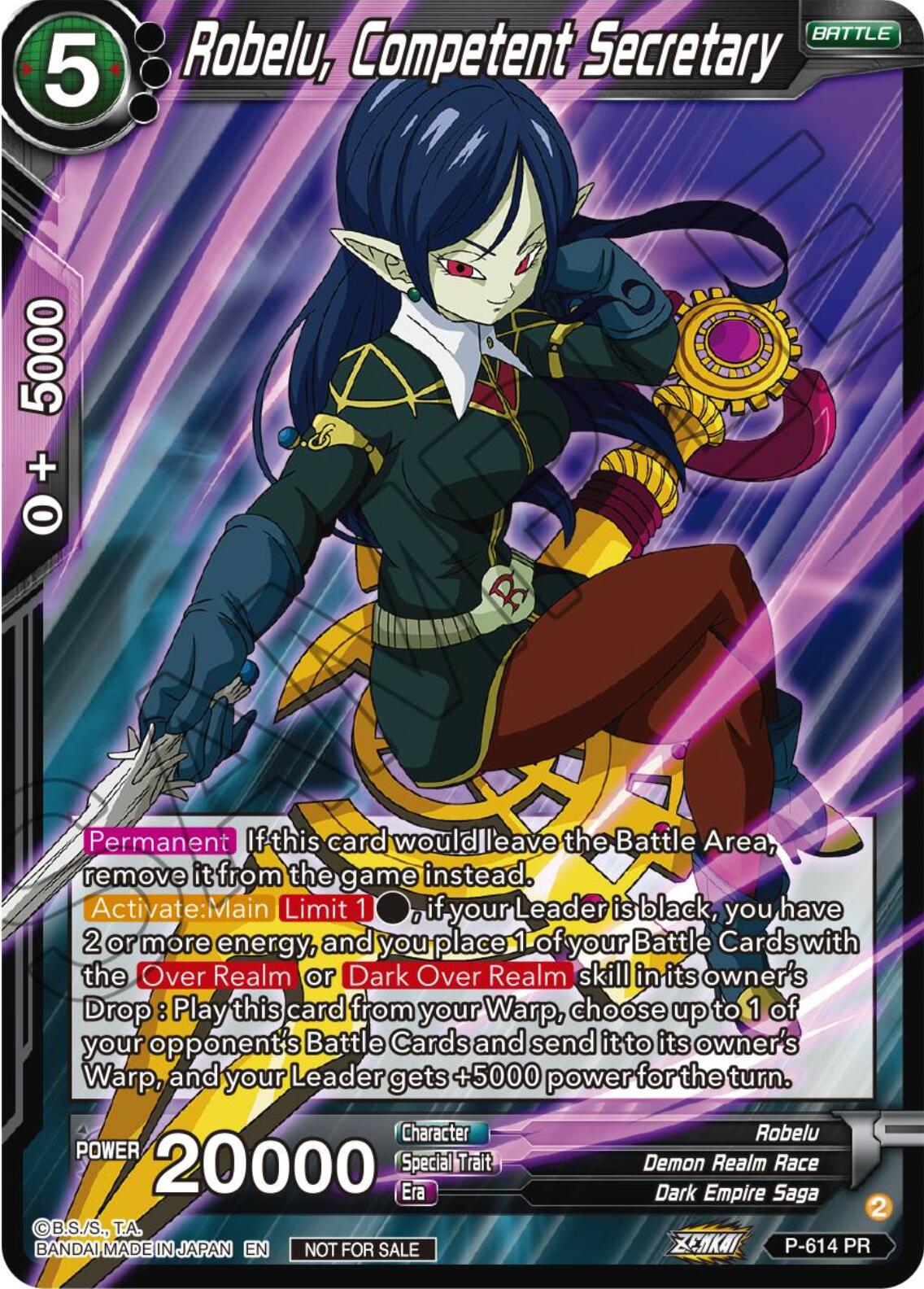 Robelu, Competent Secretary (Tournament Pack Vol. 8) (P-614) [Promotion Cards] | Nerdhalla Games