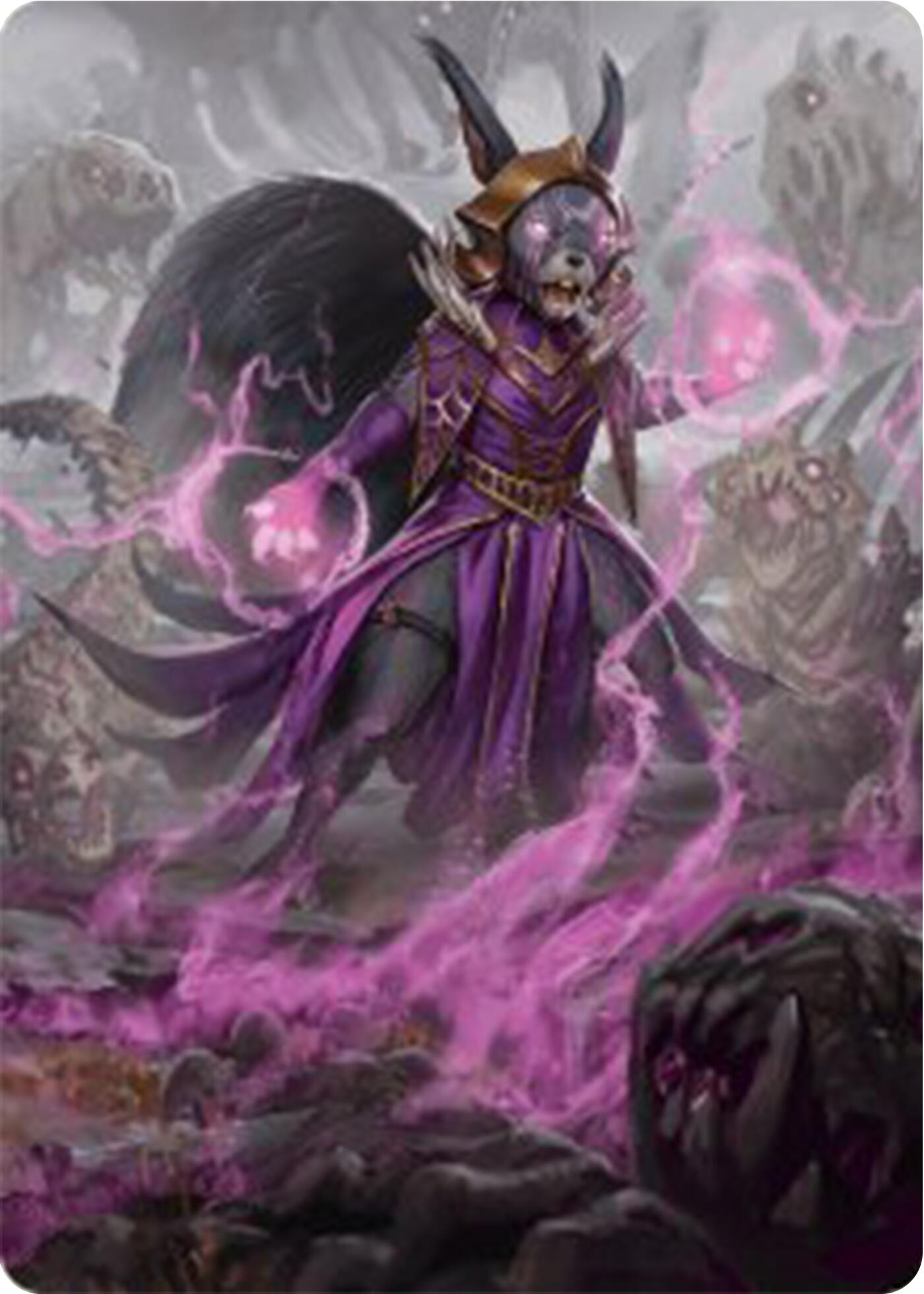 Liliana of the Dark Realms Art Card [Bloomburrow Art Series] | Nerdhalla Games