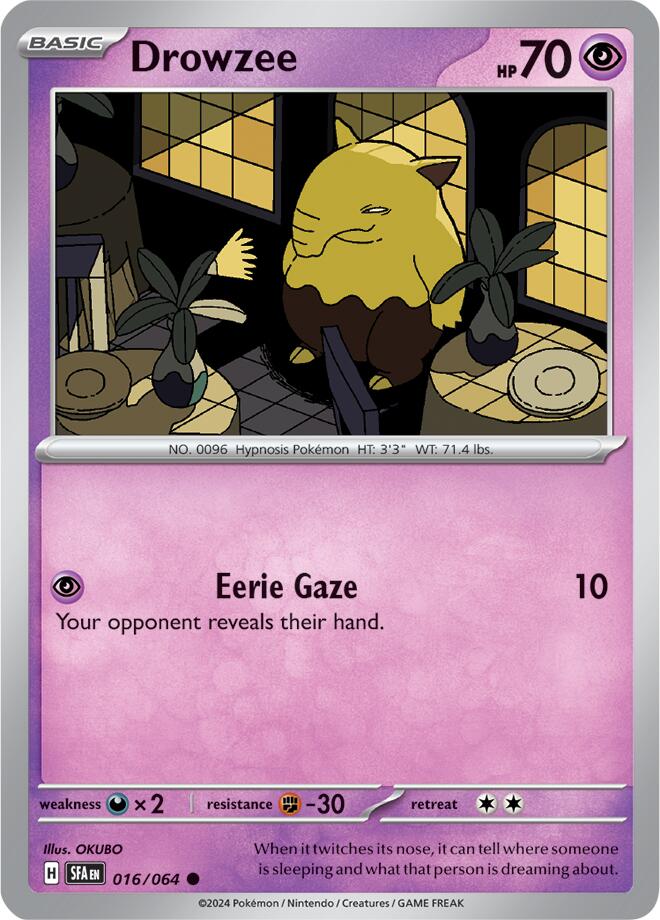 Drowzee (016/064) [Scarlet & Violet: Shrouded Fable] | Nerdhalla Games