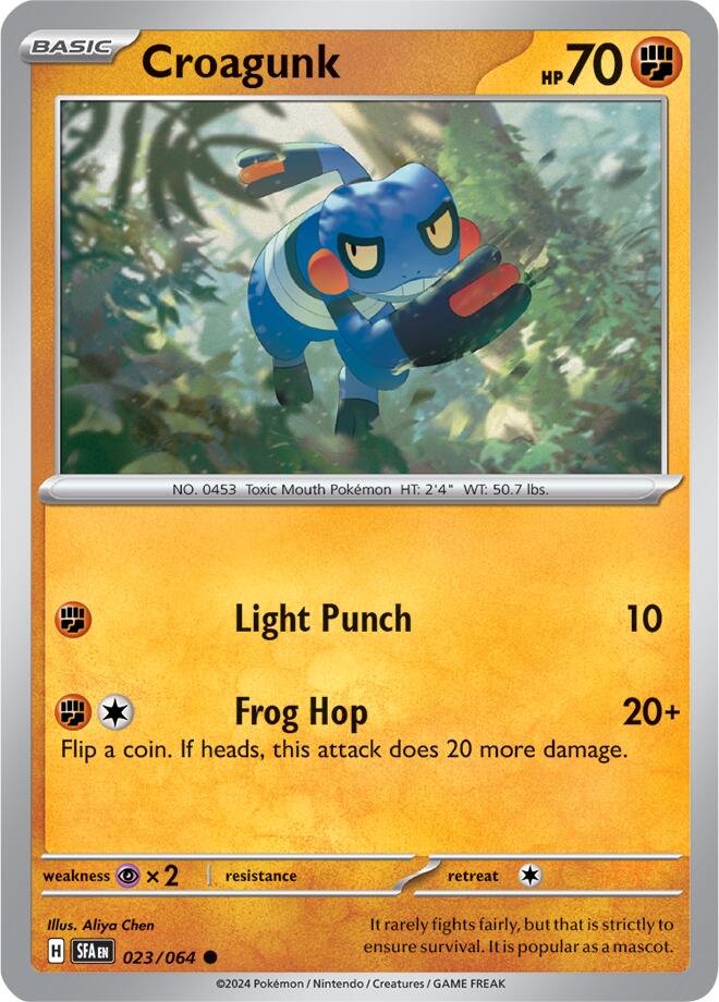 Croagunk (023/064) [Scarlet & Violet: Shrouded Fable] | Nerdhalla Games