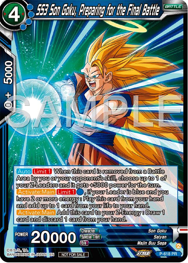 SS3 Son Goku, Preparing for the Final Battle (Deluxe Pack 2024 Vol.2) (P-618) [Promotion Cards] | Nerdhalla Games