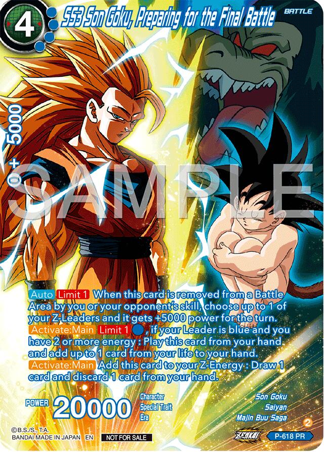 SS3 Son Goku, Preparing for the Final Battle (Full Art) (Deluxe Pack 2024 Vol.2) (P-618) [Promotion Cards] | Nerdhalla Games