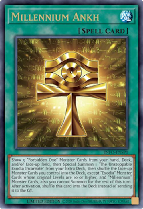 Millennium Ankh (INFO-ENSP1) [INFO-ENSP1] Secret Rare | Nerdhalla Games