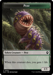 Pest // Shapeshifter Double-Sided Token [Bloomburrow Commander Tokens] | Nerdhalla Games