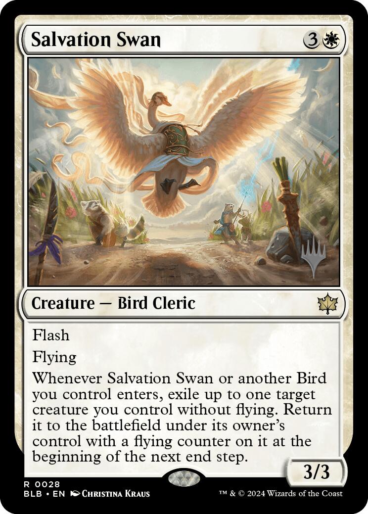 Salvation Swan (Promo Pack) [Bloomburrow Promos] | Nerdhalla Games