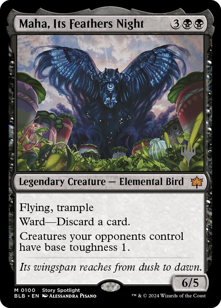 Maha, Its Feather Night (Promo Pack) [Bloomburrow Promos] | Nerdhalla Games