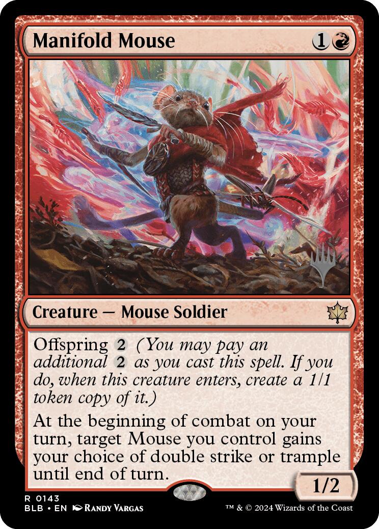 Manifold Mouse (Promo Pack) [Bloomburrow Promos] | Nerdhalla Games