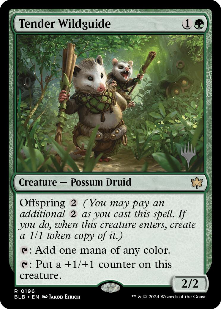 Tender Wildguide (Promo Pack) [Bloomburrow Promos] | Nerdhalla Games