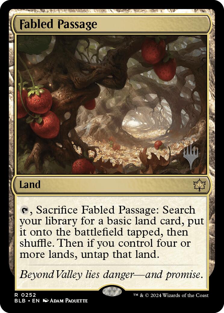 Fabled Passage (Promo Pack) [Bloomburrow Promos] | Nerdhalla Games